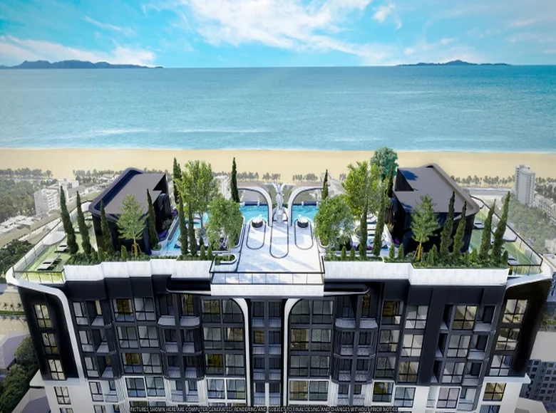 Copropriété 1 chambre 34 m² Pattaya, Thaïlande