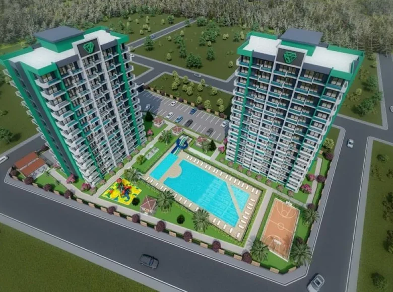 Appartement 2 chambres 58 m² Mezitli, Turquie