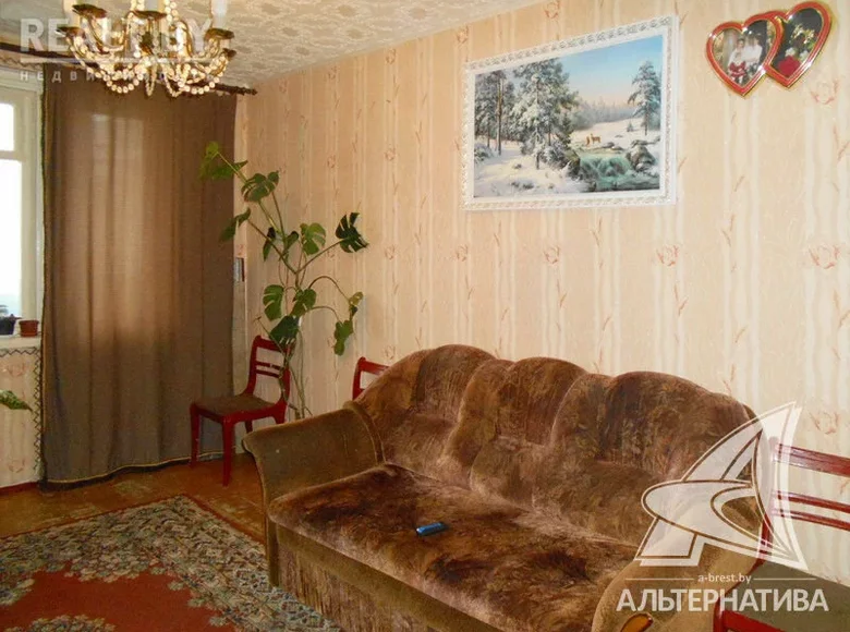 2 room apartment 44 m² Brest, Belarus