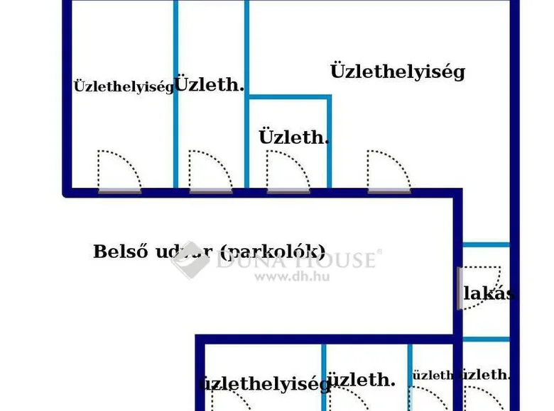 Коммерческое помещение 488 м² Nyiregyhazi jaras, Венгрия