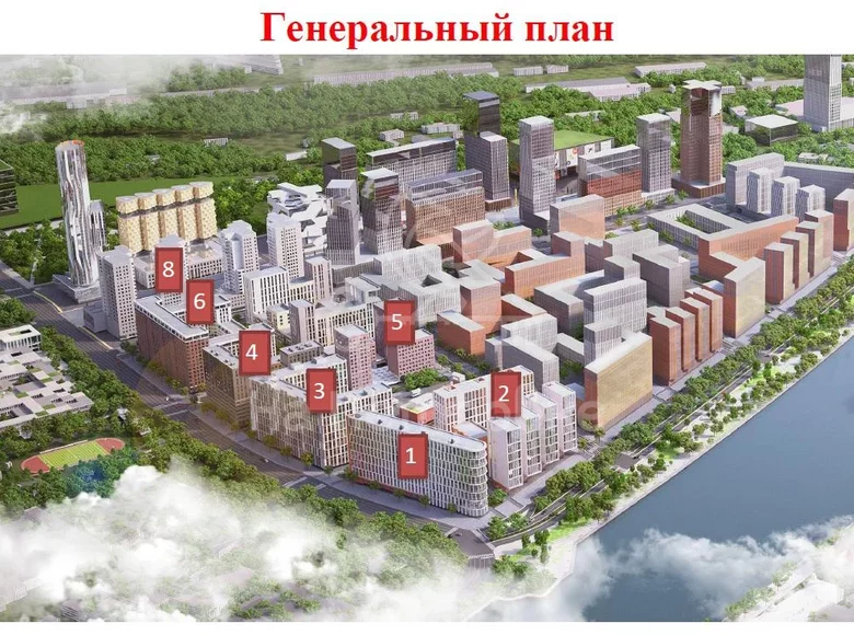 Mieszkanie 3 pokoi 95 m² Danilovsky District, Rosja