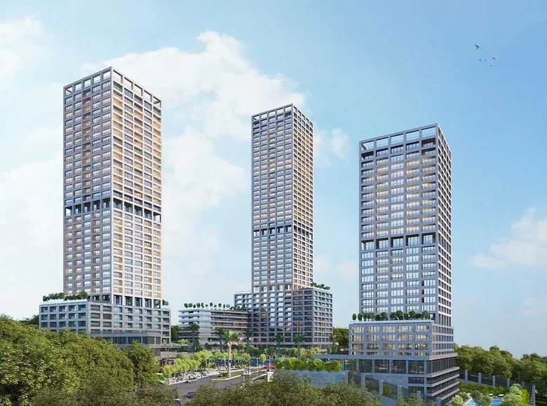 Mieszkanie 2 pokoi 88 m² Atasehir, Turcja