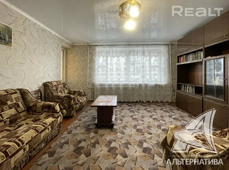 Mieszkanie 2 pokoi 51 m² Brześć, Białoruś