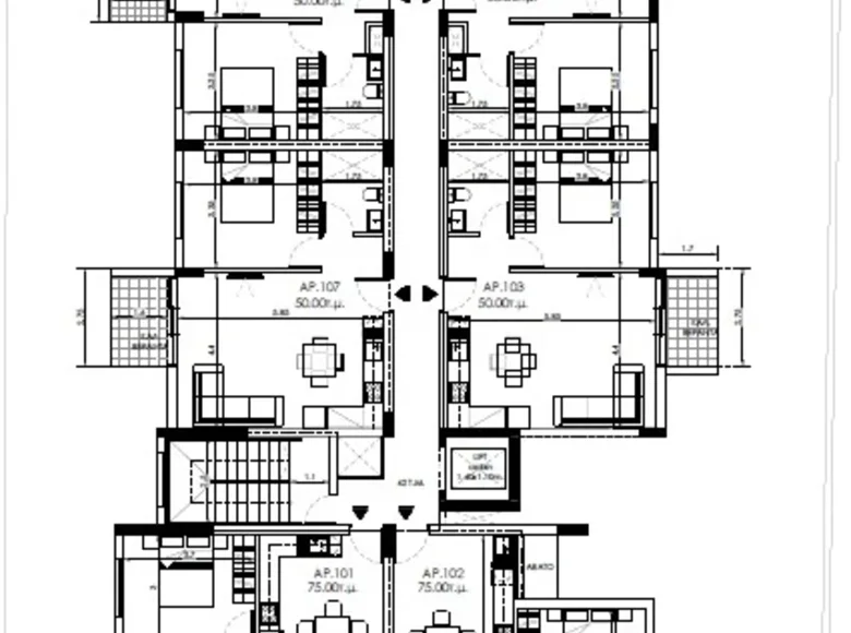 Appartement 2 chambres 84 m² Pýla, Chypre