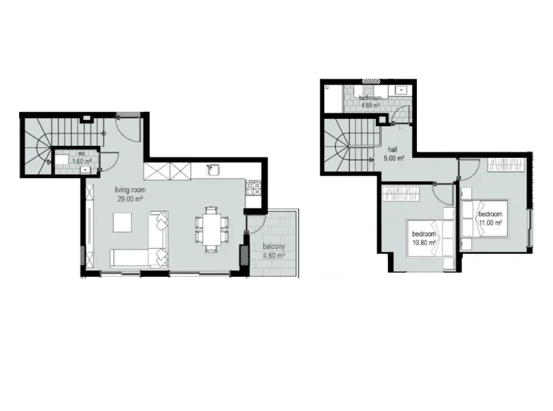 Квартира 2 комнаты 103 м² Аланья, Турция