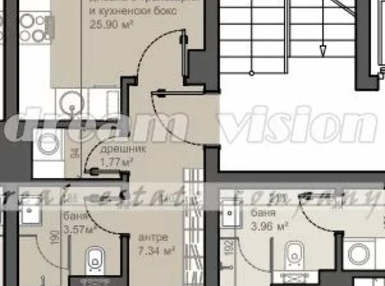 Квартира 100 м² Район Софии (Столична), Болгария