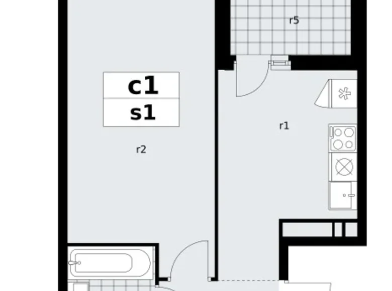 Appartement 1 chambre 38 m² poselenie Sosenskoe, Fédération de Russie