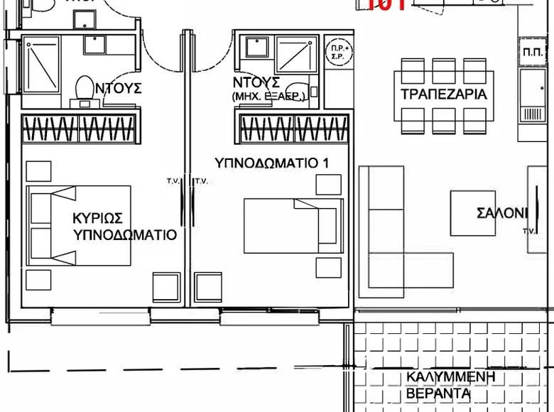 Mieszkanie 2 pokoi 80 m² Limassol, Cypr