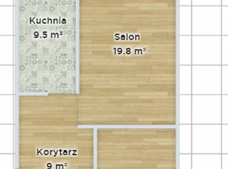 Квартира 3 комнаты 56 м² Варшава, Польша