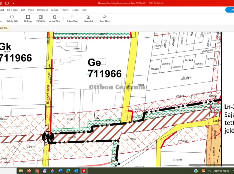 Land 6 933 m² Nyiregyhazi jaras, Hungary