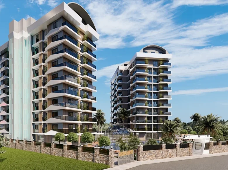 2 bedroom apartment 80 m² Alanya, Turkey