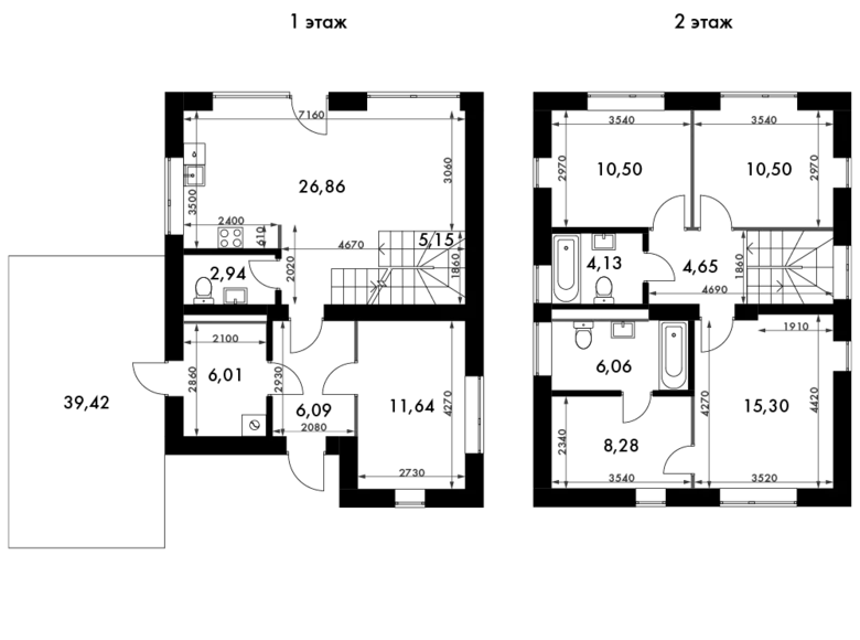 Ferienhaus 4 zimmer 129 m² Svetlyye Gory, Russland