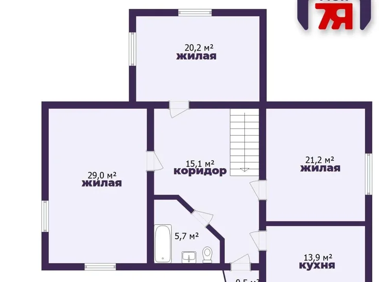 Cottage 129 m² Balsavik, Belarus