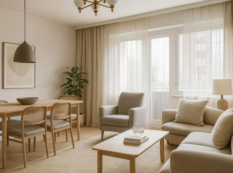 Квартира 3 комнаты 70 м² Варшава, Польша