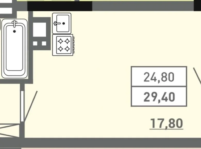 Mieszkanie 1 pokój 30 m² Odessa, Ukraina