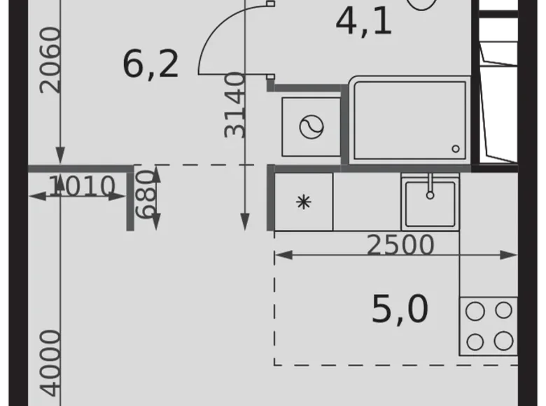 Studio 1 zimmer 30 m² Nordwestlicher Verwaltungsbezirk, Russland