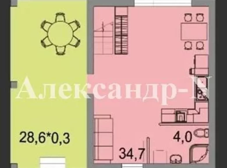 Haus 3 Zimmer 88 m² Odessa, Ukraine