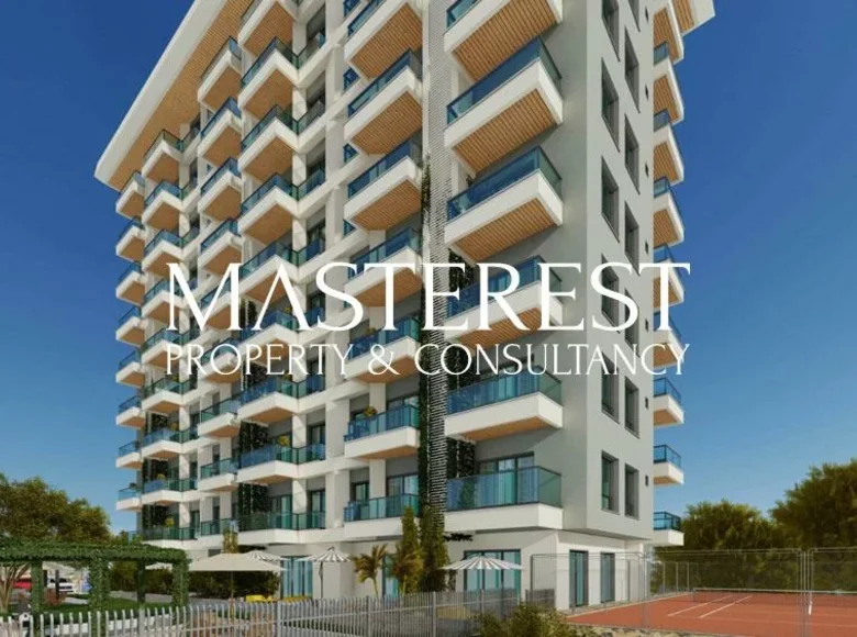 Mieszkanie 2 pokoi 48 m² Alanya, Turcja