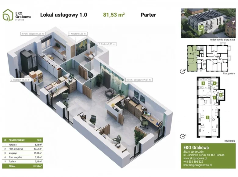 Apartment 82 m² Poznan, Poland