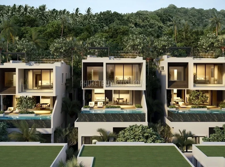 Villa de tres dormitorios 318 m² Thalang, Tailandia