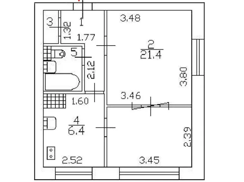 Appartement 1 chambre 36 m² Saint-Pétersbourg, Russie