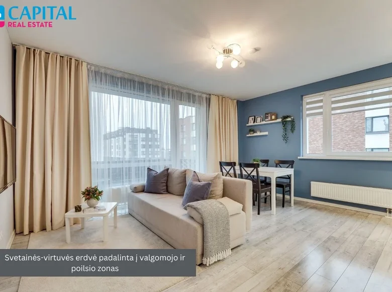 Квартира 3 комнаты 52 м² Вильнюс, Литва