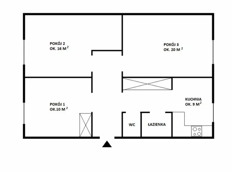 Wohnung 3 Zimmer 64 m² in Warschau, Polen