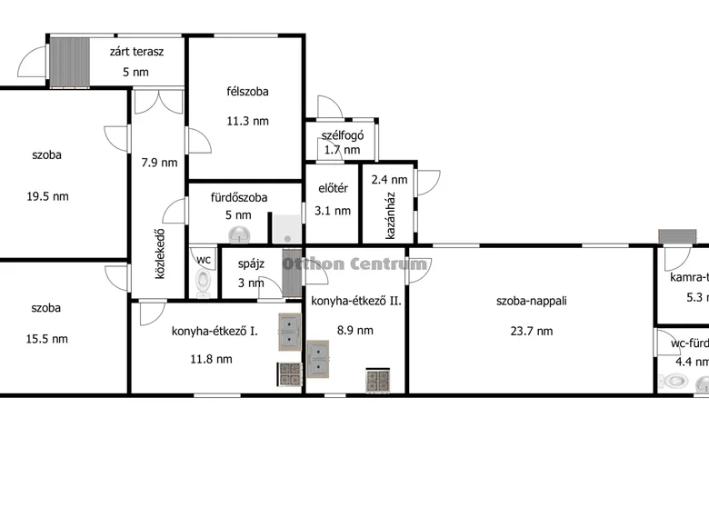 Casa 4 habitaciones 120 m² Kisvarda, Hungría