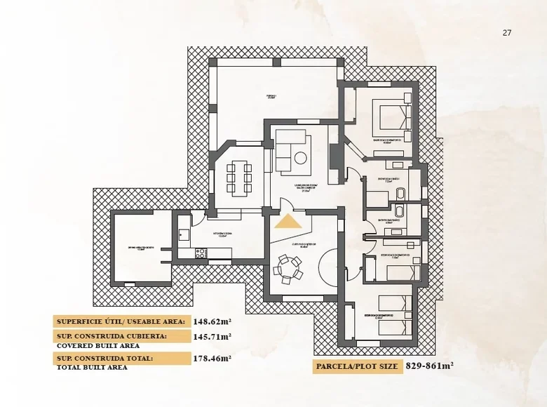 Дом 4 комнаты 178 м² Fuente Alamo de Murcia, Испания