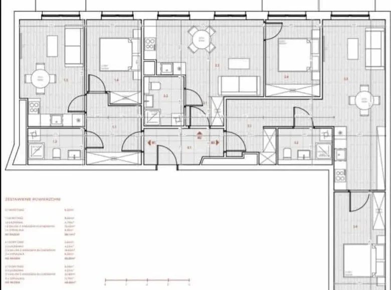 Wohnung 6 zimmer 130 m² Posen, Polen