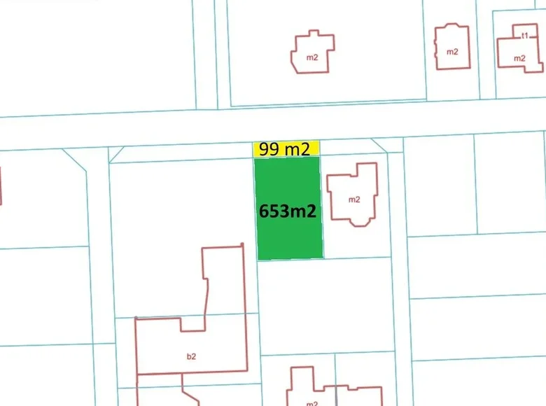 Land 653 m² Warsaw, Poland