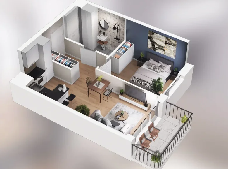 Apartamento 2 habitaciones 36 m² Poznan, Polonia