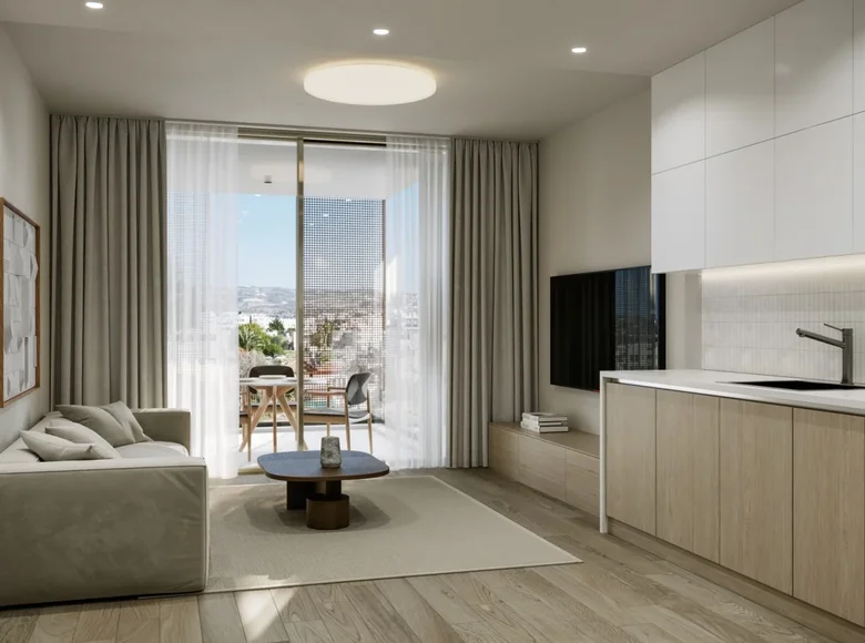 Mieszkanie 1 pokój 61 m² Pafos, Cypr