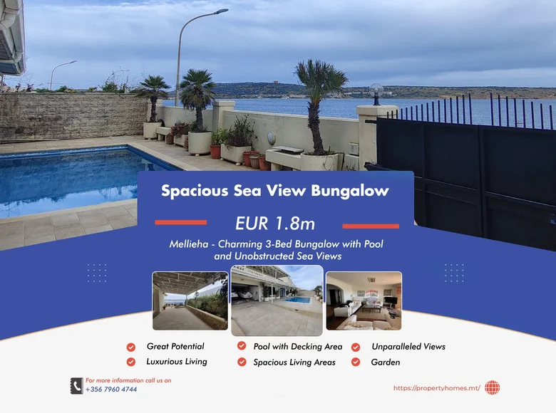 Bungalow 10 pokojów 1 000 m² Mellieha, Malta