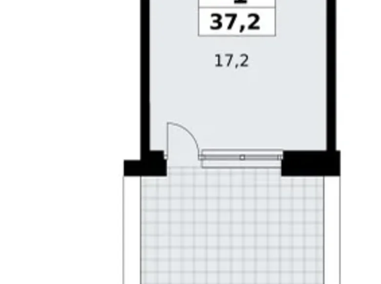 Appartement 1 chambre 37 m² poselenie Sosenskoe, Fédération de Russie