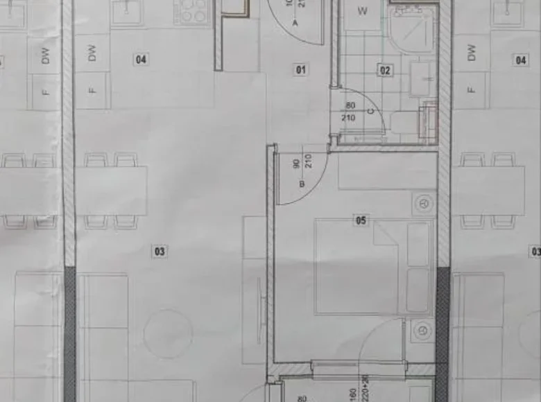 1 bedroom apartment 43 m² Podgorica, Montenegro