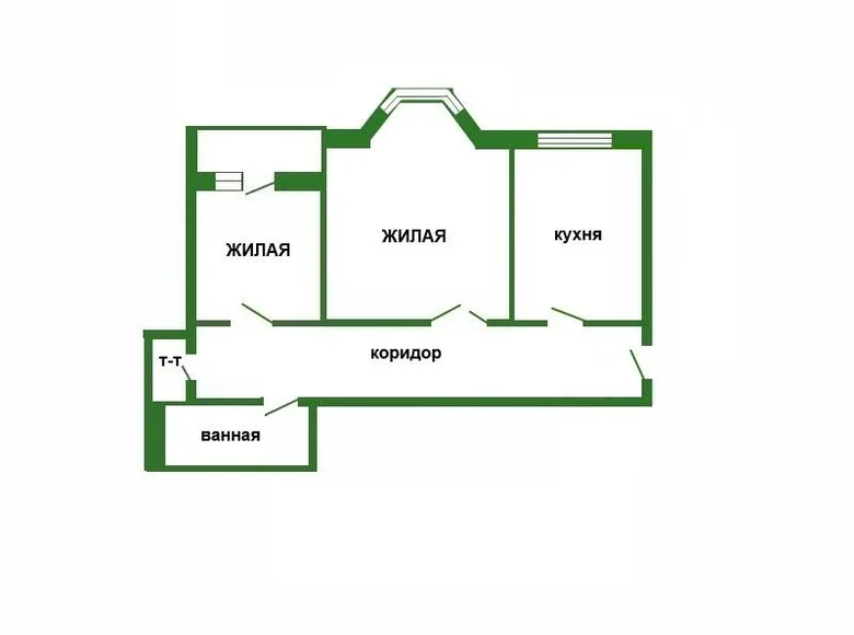 Apartamento 2 habitaciones 55 m² Minsk, Belarús