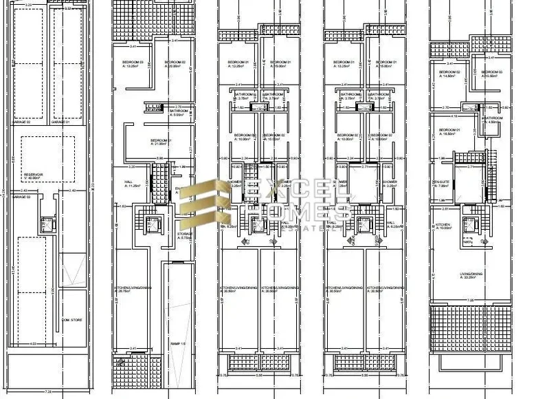 Пентхаус 3 спальни  Attard, Мальта