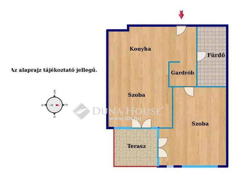 Wohnung 58 m² Kehidakustany, Ungarn