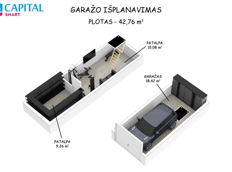 House 43 m² Vilnius, Lithuania