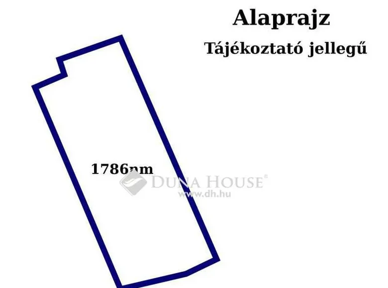 Land 1 786 m² Mogyorod, Hungary