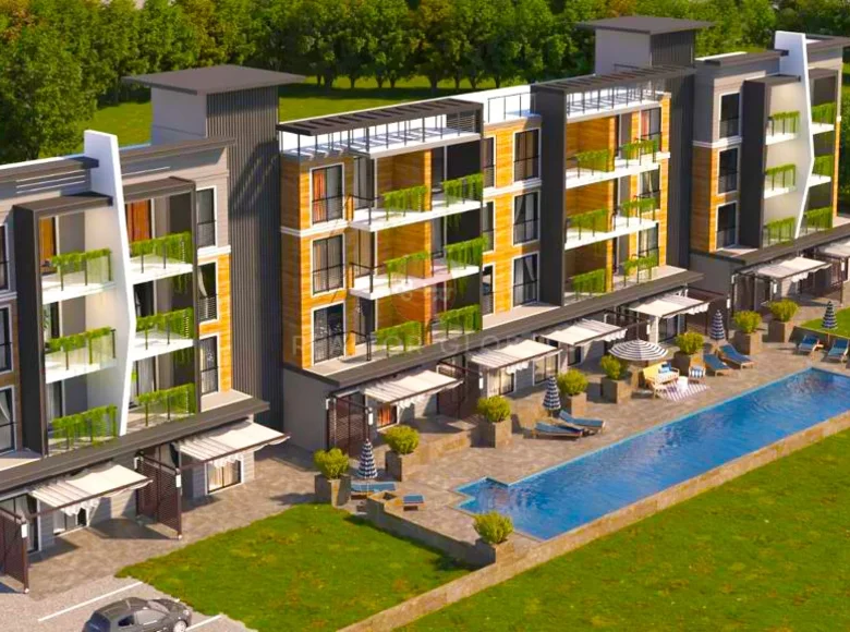 Квартира 1 комната 62 м² Yenbey, Турция