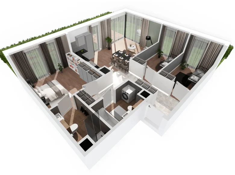 Apartamento 4 habitaciones 80 m² Poznan, Polonia