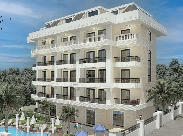 1 bedroom apartment 52 m² Kestel, Turkey