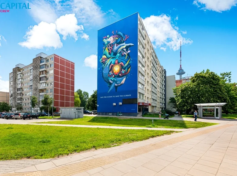 Квартира 1 комната 33 м² Вильнюс, Литва