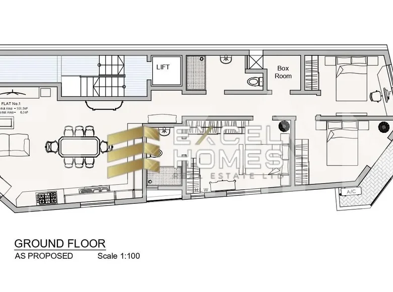 Apartamento 3 habitaciones  Zebbug, Malta