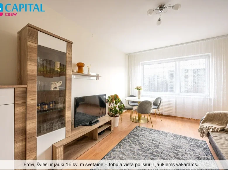 Квартира 1 комната 37 м² Григишкес, Литва