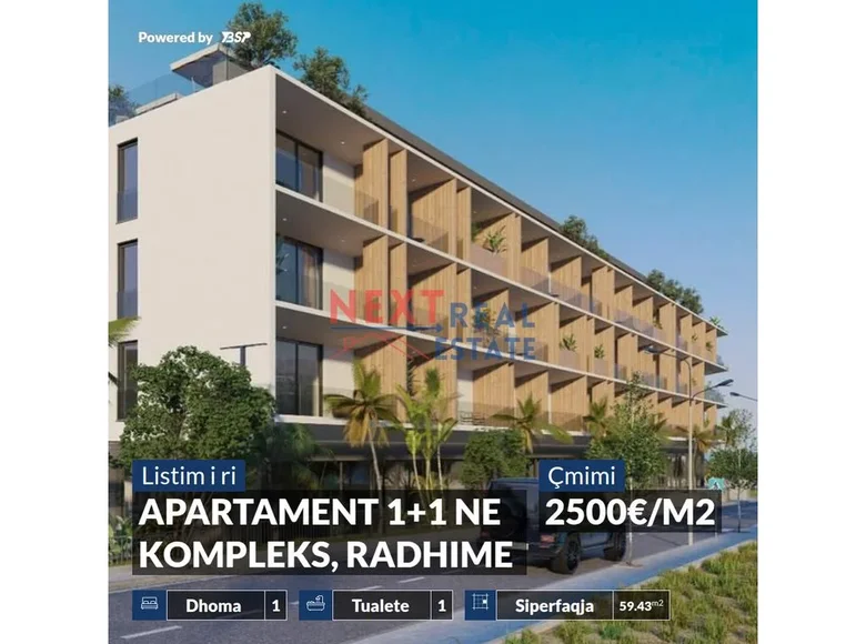 Wohnung 2 zimmer 51 m² Radhime, Albanien