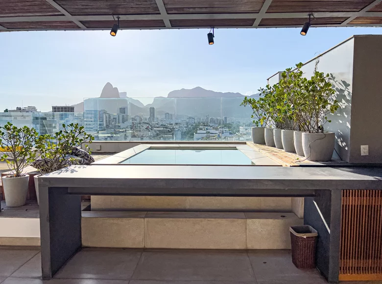 Penthouse 3 pokoi 289 m² Regiao Geografica Imediata do Rio de Janeiro, Brazylia