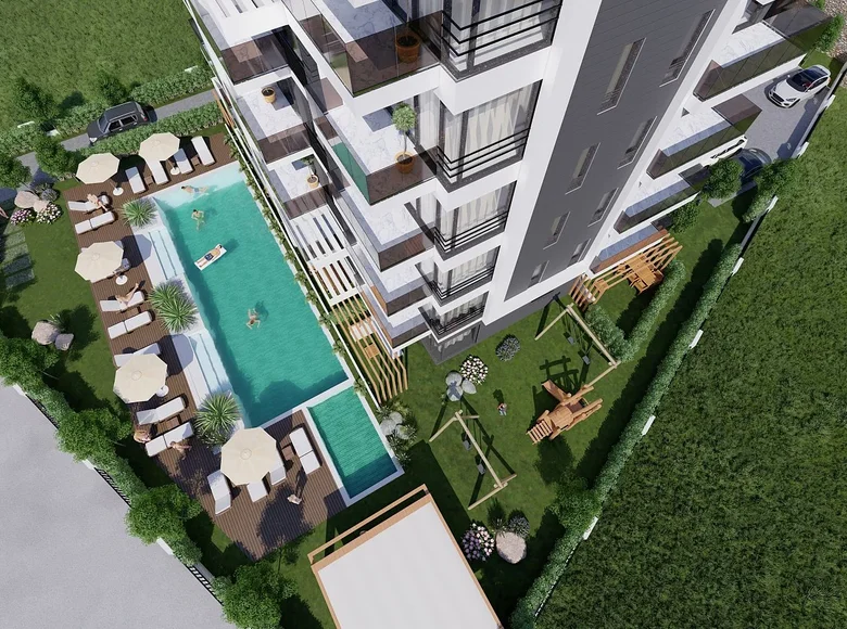 1 bedroom apartment 59 m² Alanya, Turkey